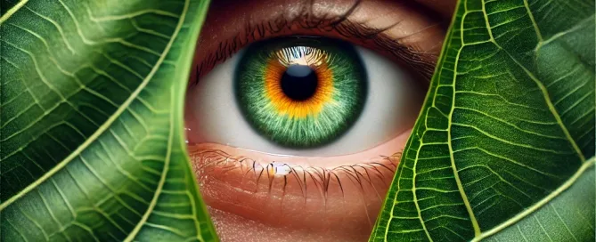 Foto eines Auge in Nahaufnahme